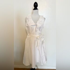 Lauren Ralph Lauren Wrap White Dress